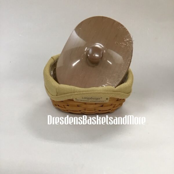 Longaberger 2002 Hostess Appreciation Basket Combo w/ Lid