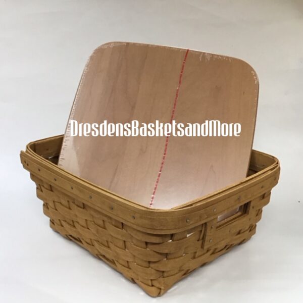 Longaberger 2004 Small Storage Solutions Basket w/ Protector & Lid
