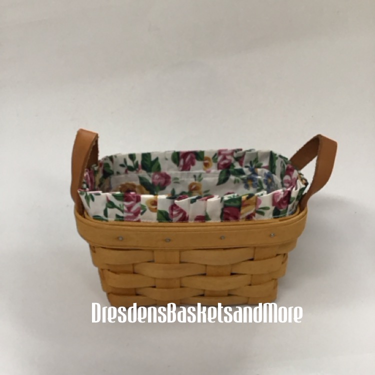 Longaberger 2000 Tea Basket Combo