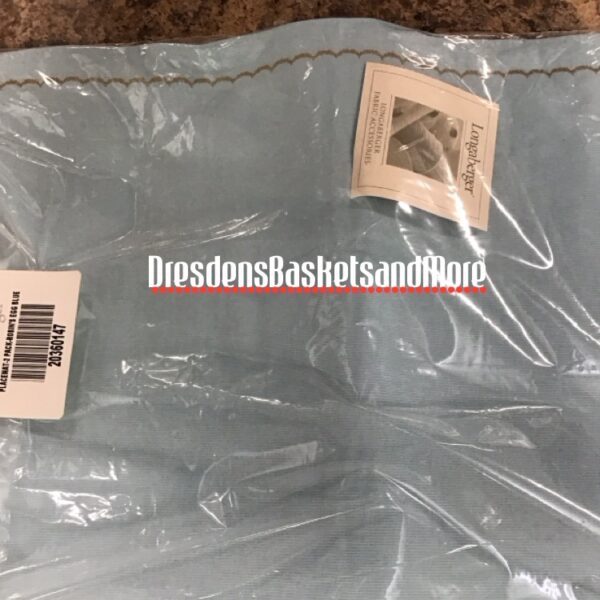 Placemats Longaberger Robin Egg Blue (2)