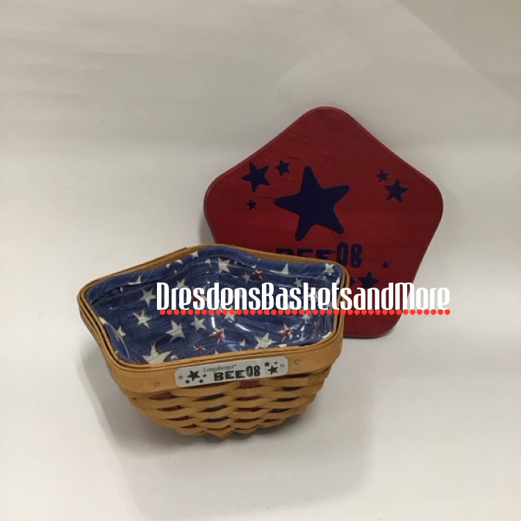 Longaberger 2008 Bee Basket Combo w/ Lid*