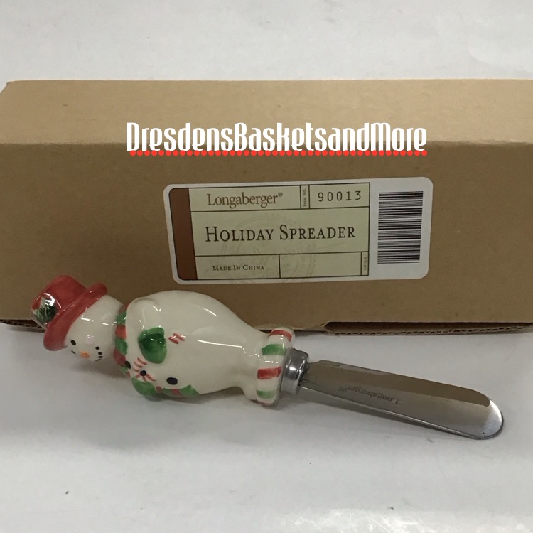 Longaberger Holiday Spreader NIB