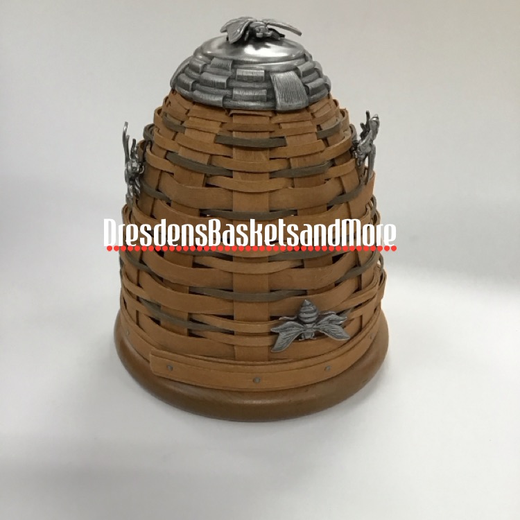 RARE Longaberger 2010 Bee Hive Basket Set