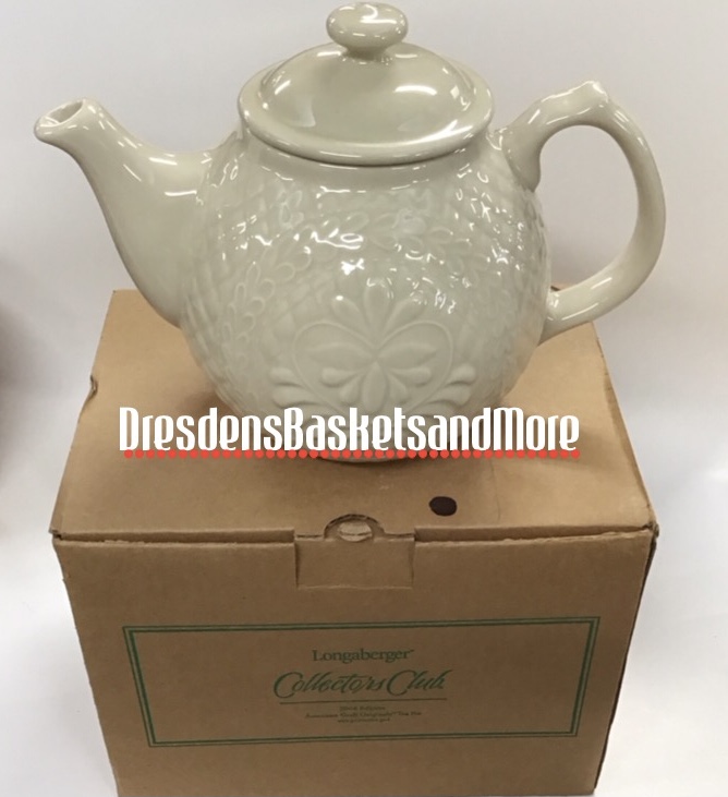 Longaberger American Craft Originals Teapot NIB*