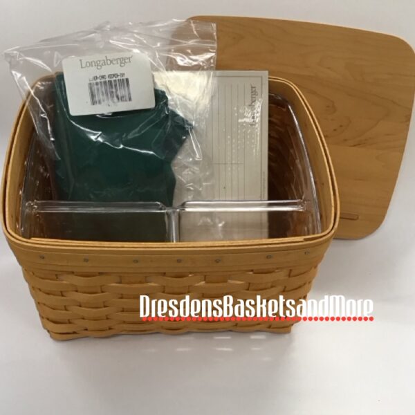 Longaberger 2001 Card Keeper Basket Set