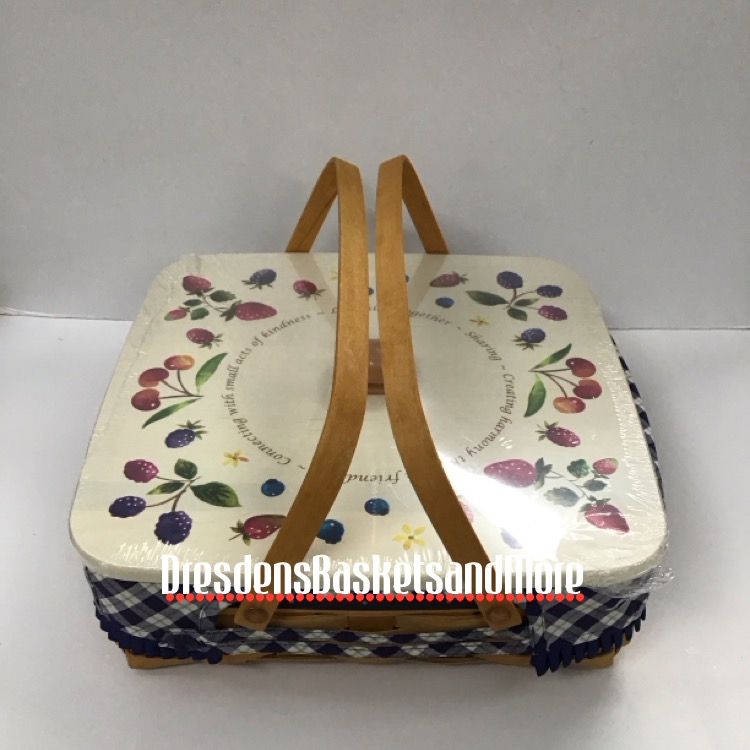 Longaberger 2005 Blue Ribbon Pie Combo w/ Lid