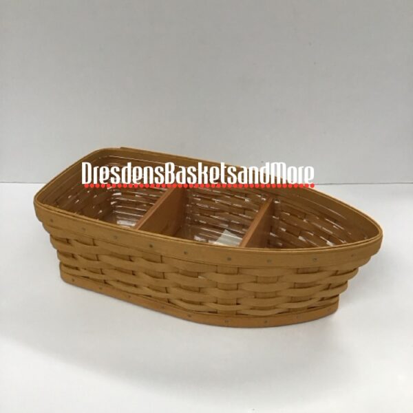 Longaberger 2005 Row Your Boat Basket w/ Protector & Dividers