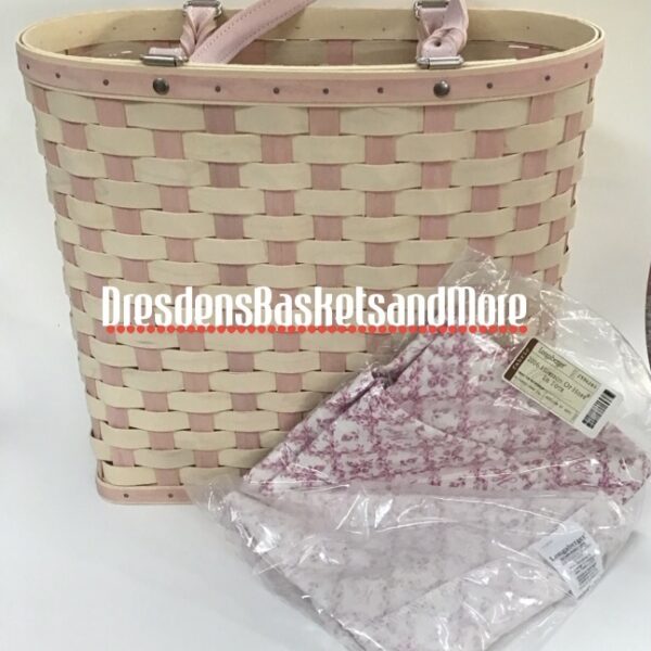 Longaberger 2006 Horizon of Hope Large Tote Basket Combo