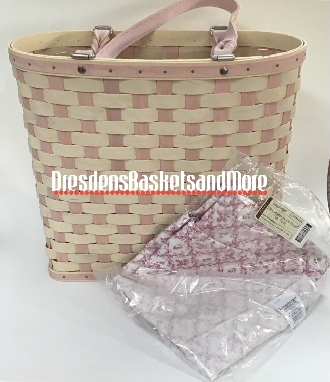 Longaberger 2006 Horizon of Hope Large Tote Basket Combo