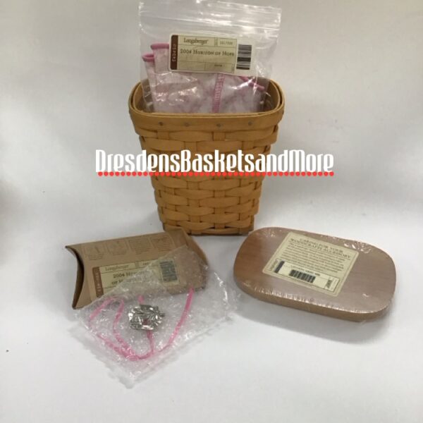 Horizon Of Hope Longaberger 2004 Basket Set Warm Brown