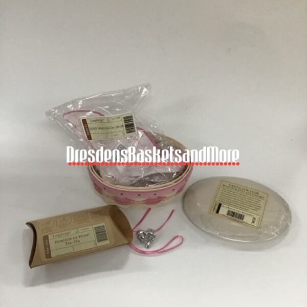 Longaberger 2003 Horizon of Hope Whitewash Set