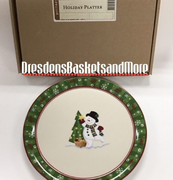 Longaberger Holiday Platter NIB