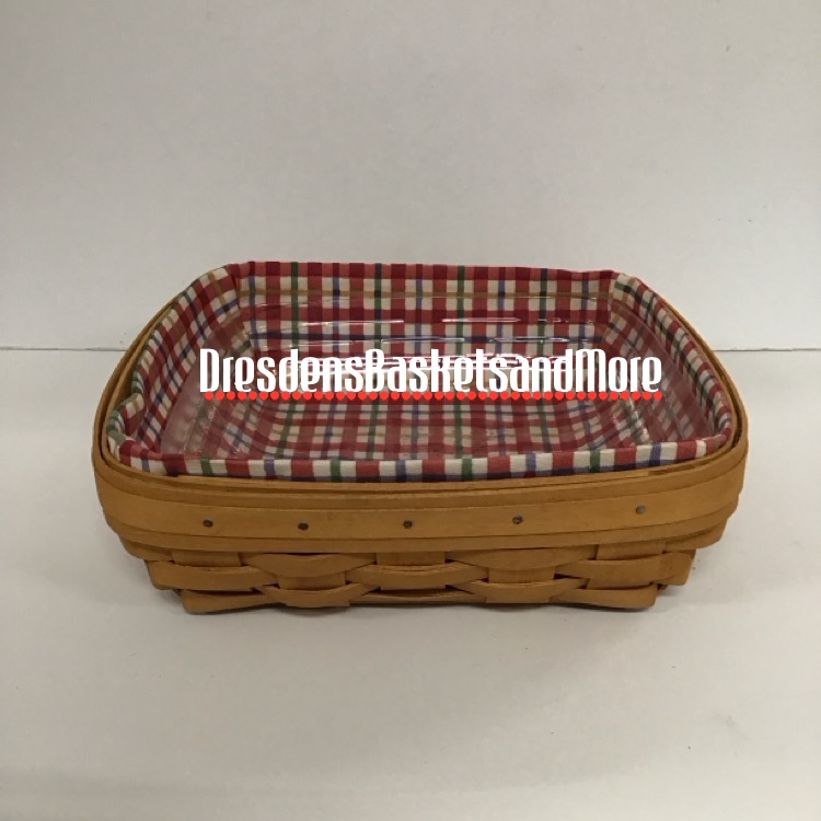 Longaberger 1999 8x8 Serving Solutions Basket Combo