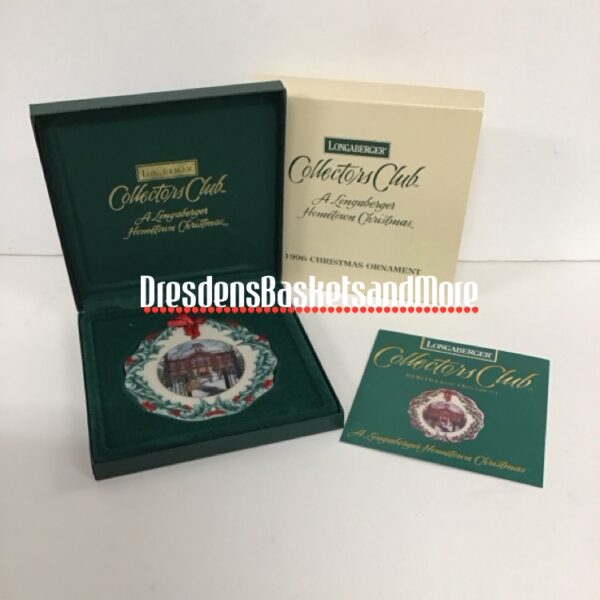 Collectors Club Christmas Ornament - Longaberger University NIB