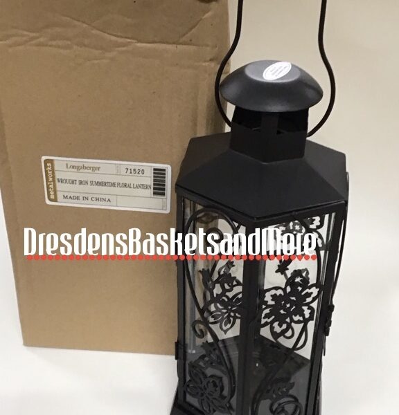 Longaberger Summertime Floral Lantern NIB*