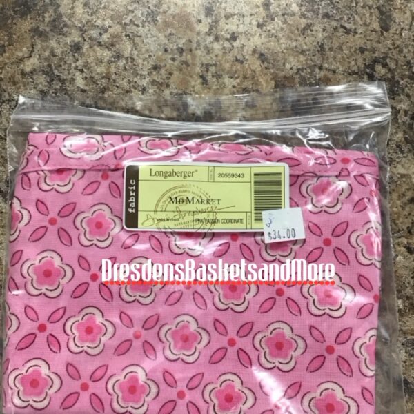 Medium Market Longaberger Pink Passion Coordinate Liner OTE