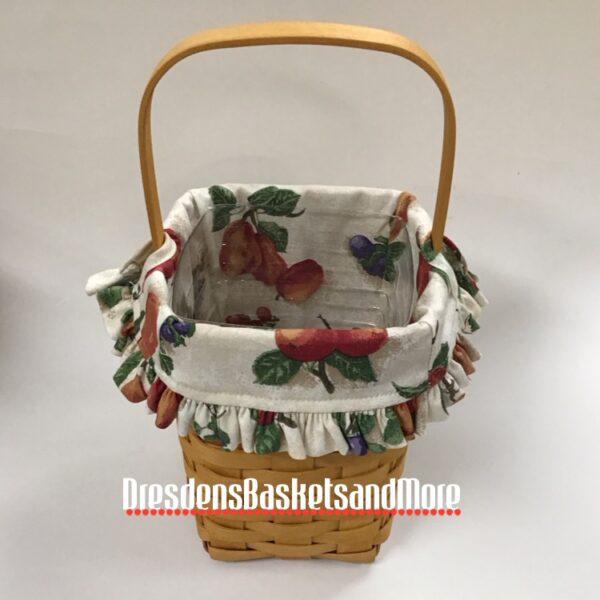 Longaberger 1998 Large Peg Basket Combo
