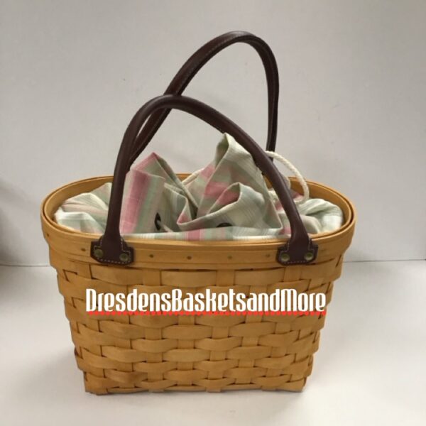 Longaberger 2001 Medium Boardwalk Basket Combo