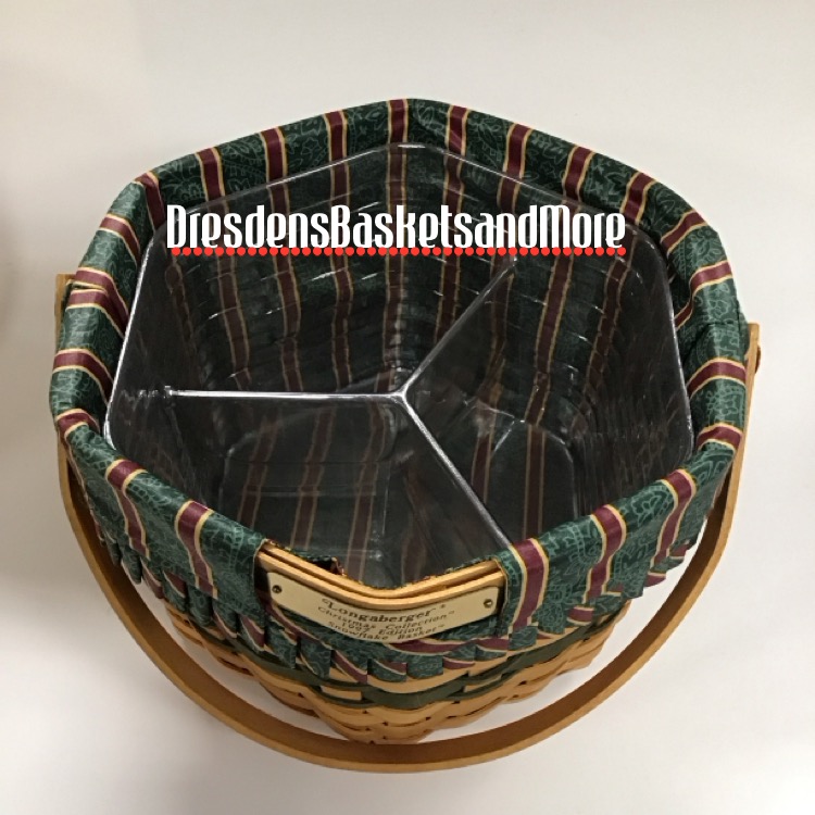 Longaberger 1997 Christmas Snowflake Combo w/ Lid