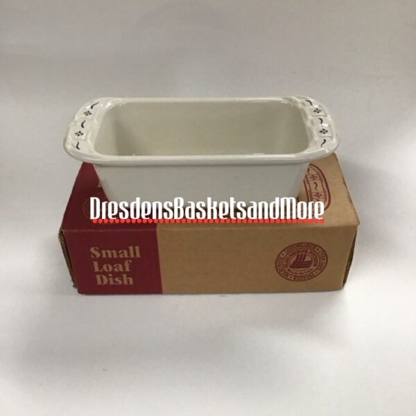 Longaberger Classic Blue Small Loaf Dish NIB