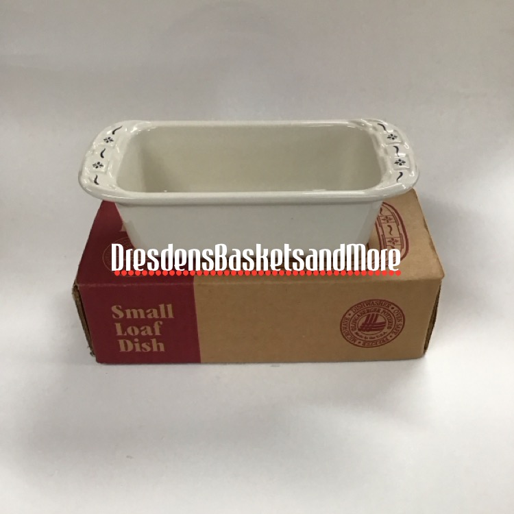 Longaberger Classic Blue Small Loaf Dish NIB