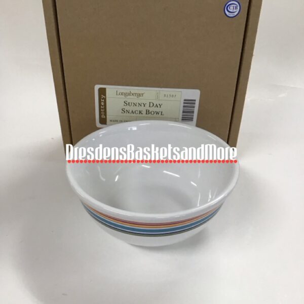 Longaberger Sunny Day Snack Bowl NIB*