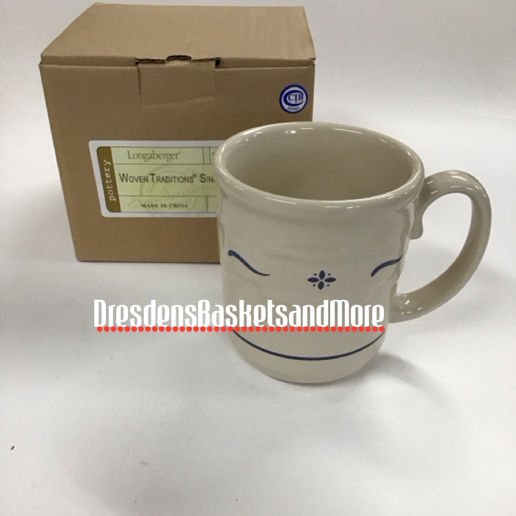 Longaberger Classic Blue Mug NIB