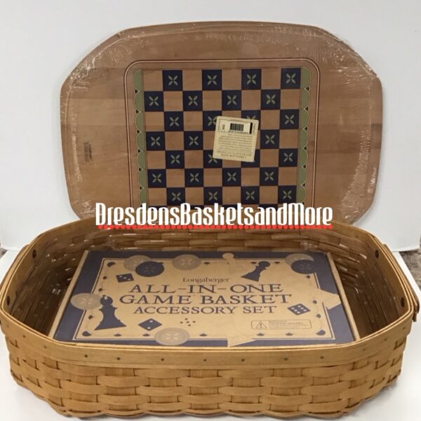 Longaberger 2005 All In One Game Basket Set