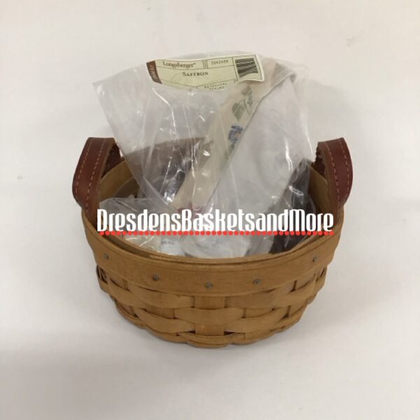 Longaberger 2003 Saffron Basket Combo