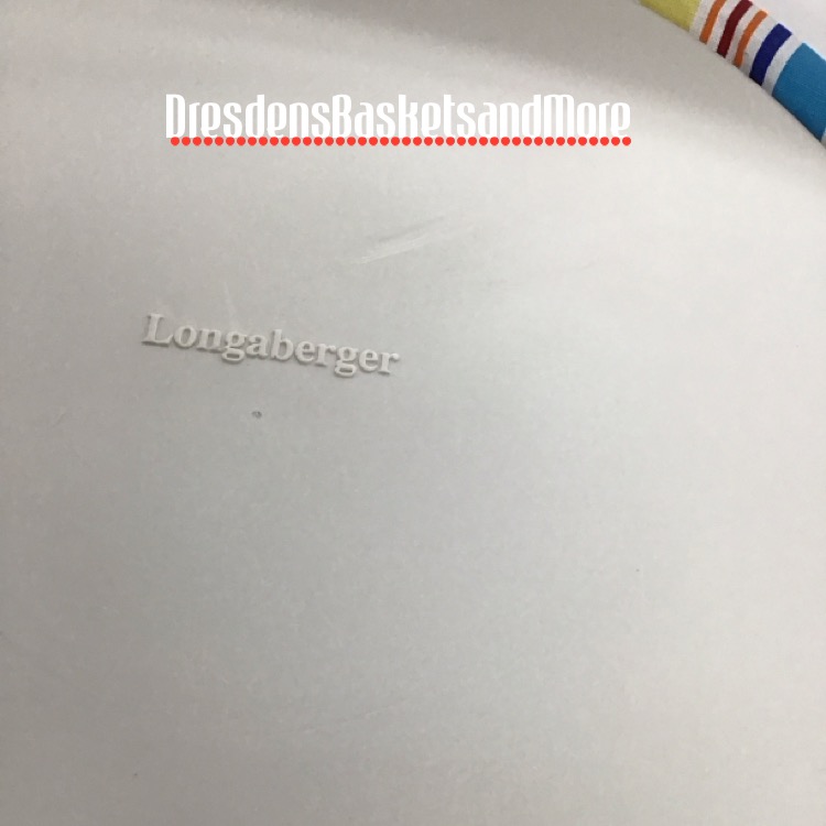 Longaberger 2004 Serve Around Basket w/ Liner & Lidded Protector*