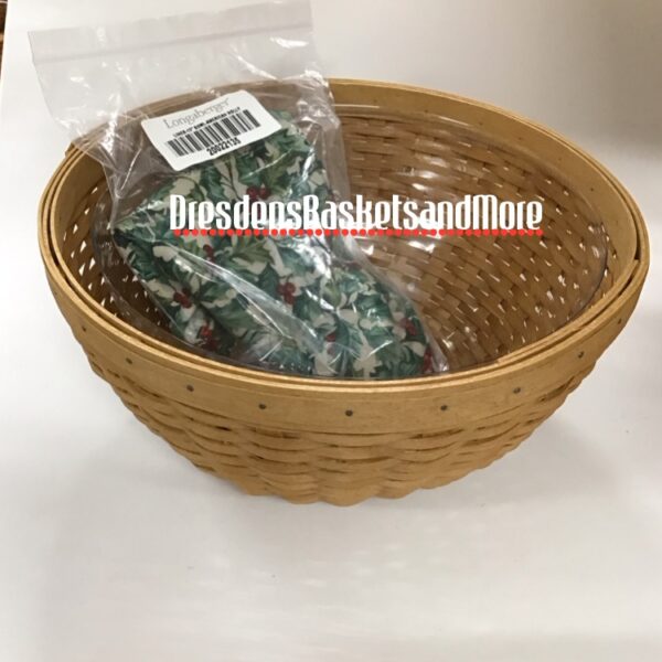 Longaberger 2003 13” Bowl Basket Combo