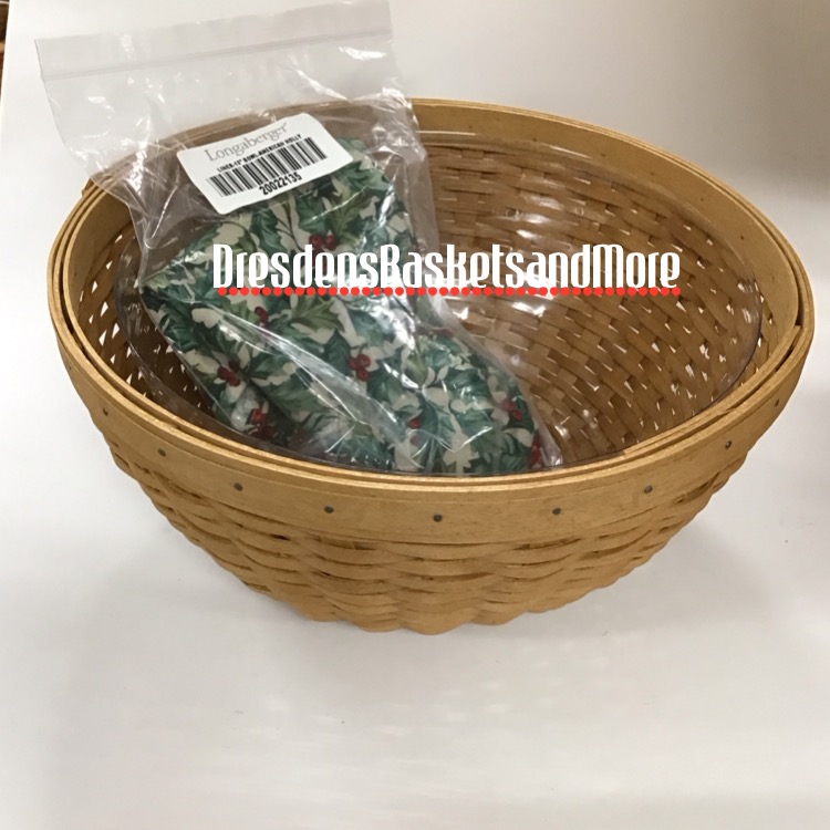 Longaberger 2003 13” Bowl Basket Combo