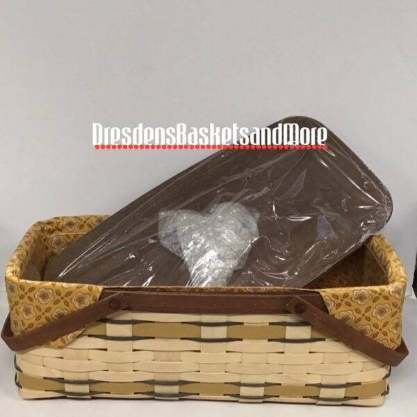 Longaberger 2011 Golden Fields Long Market Basket Set*