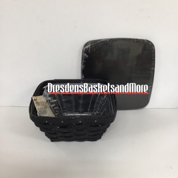 Longaberger 2010 Small Flare Basket w/ Protector & Lid