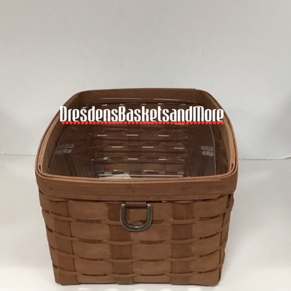Longaberger 2008 Sort & Store Small Rectangular Storage Basket w/ Protector
