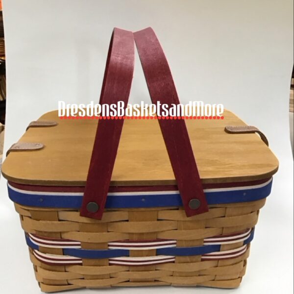 Longaberger 2010 American Celebrations Small Picnic Basket Set*
