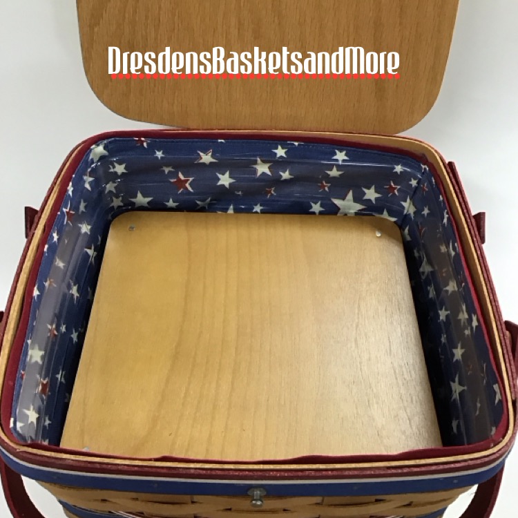 Longaberger 2010 American Celebrations Small Picnic Basket Set*