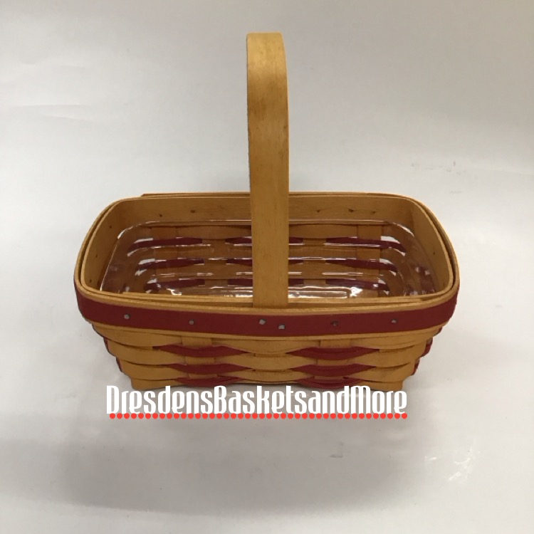 Longaberger 1997 Sweetheart Sweet Treats Basket w/ Protector