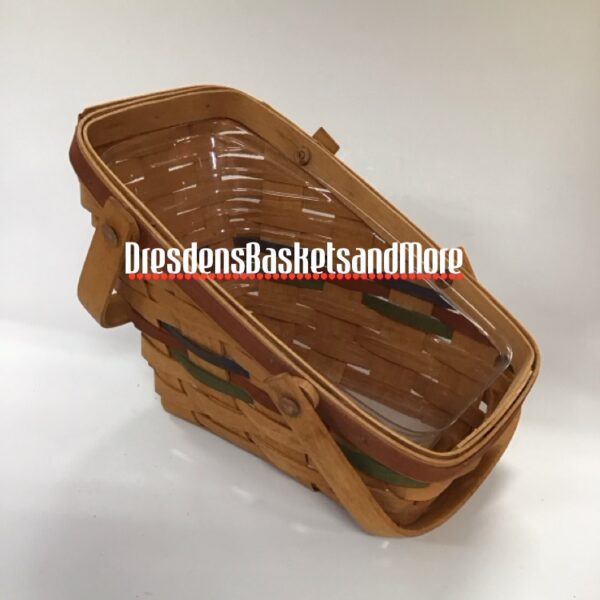 Longaberger 1990 Shades of Autumn Small Vegetable w/ Protector