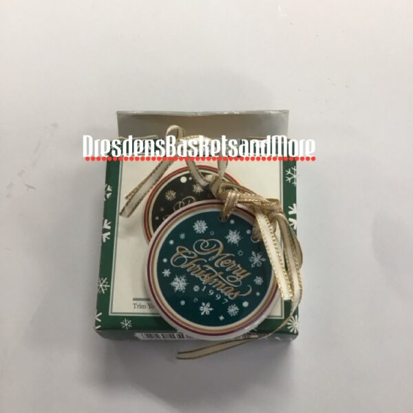 Merry Christmas 1997 Longaberger Tie On