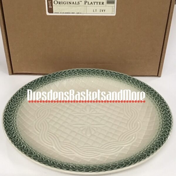 Longaberger ACO Light Ivy Platter NIB