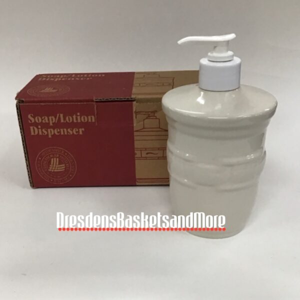 Longaberger Ivory Soap Dispenser (99-02) NIB