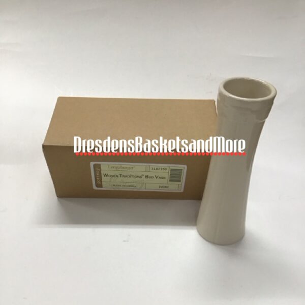 Longaberger Ivory Bud Vase NIB