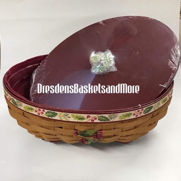 Longaberger 2011 Hostess Holly Berry Basket Set