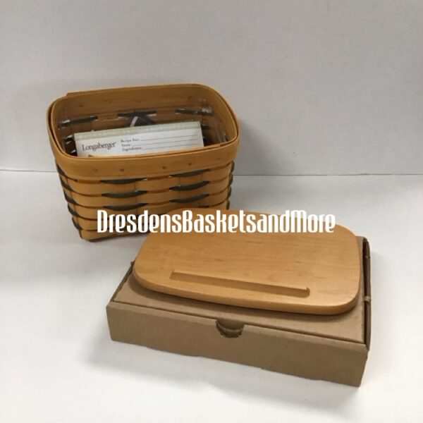 Longaberger 2001 Heartland Large Recipe Basket Set