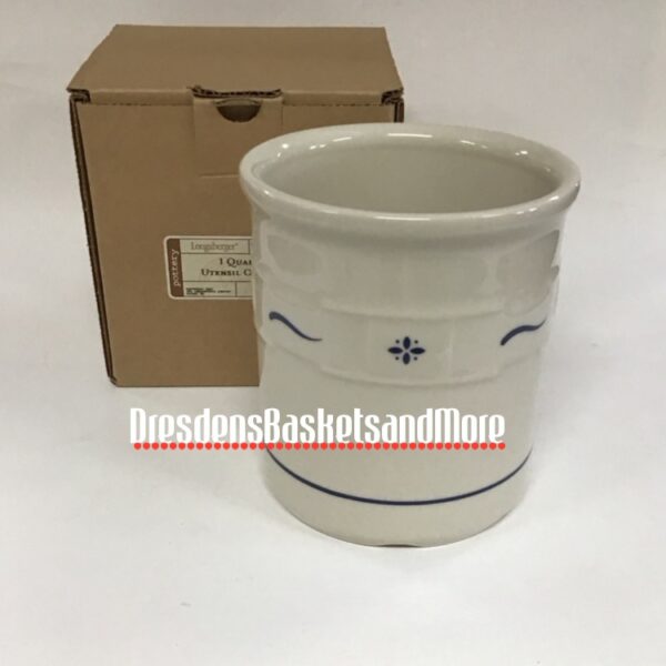 Longaberger Classic Blue 1 Qt Crock NIB