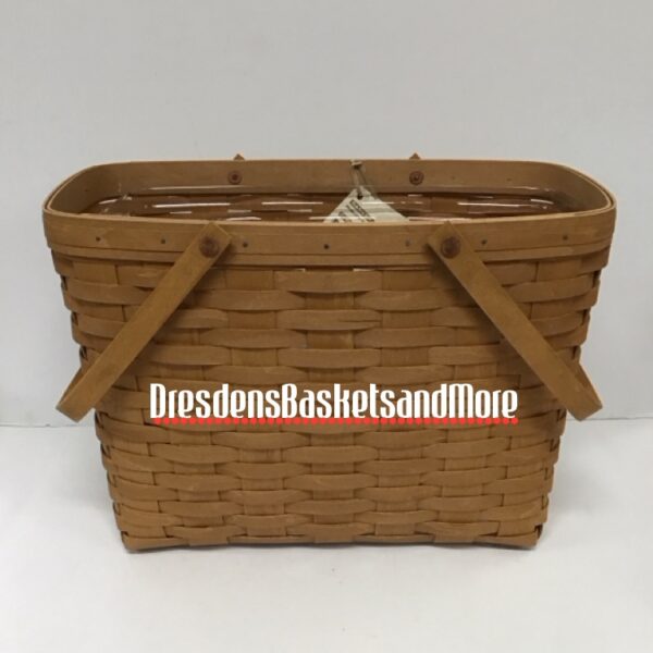 Longaberger 2009 Magazine Basket w/ Protector