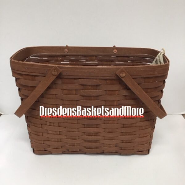 Longaberger 2009 Magazine Basket w/ Protector