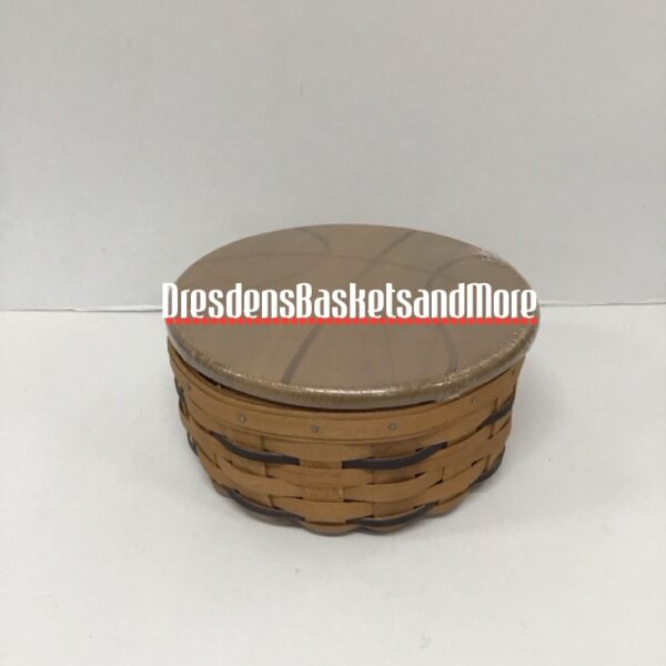 Longaberger 2009 Tip Off Basket w/ Protector & Woodcrafts Lid