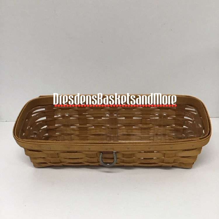 Longaberger 2008 Sort & Store Mail & Bill Basket w/ Protector*